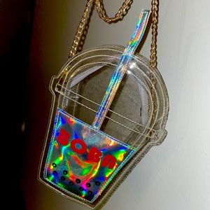 Boba little purse transparent
